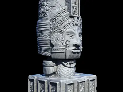 MAYAN PEN HOLDER 3D print model
