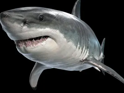  Great White Shark Rigged 