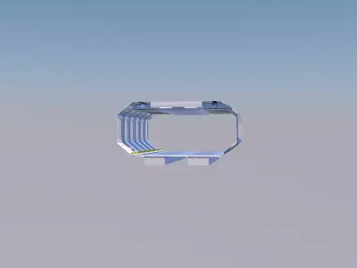 Sci Fi Interior Room 3D model