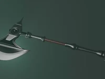 Great Axe - Legendary Battleaxe Conquerest 3D model