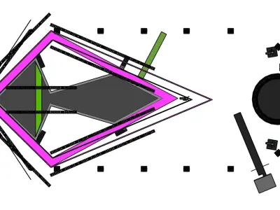 Stage MTV Video Music Awards 2019  Low-poly 3D model