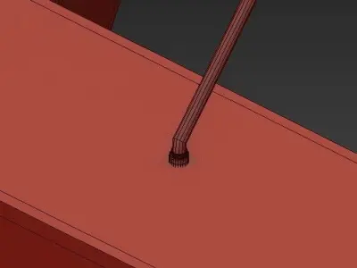 LED 2 Tier Chandelier 3D model