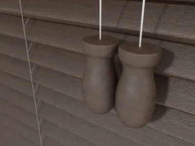 Wooden Blinds 3D model