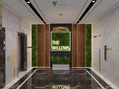 Foyer Lift Lobby 3D model