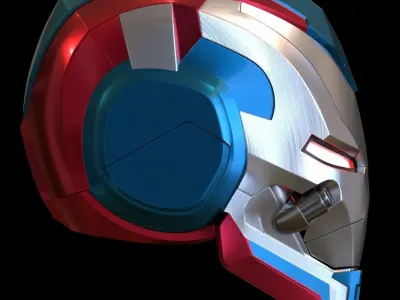 Iron Patriot war machine MK2 3d printable model 3D print model