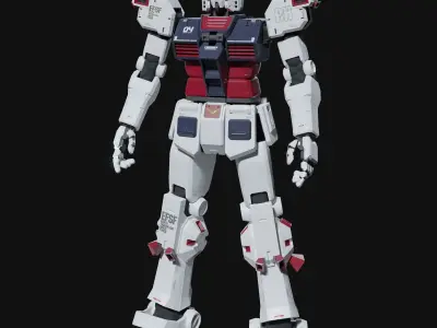 FA-78 Full Armor Gundam --- Thunderbolt Version 3D model