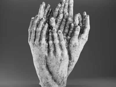 Hand Sculpture 3D model