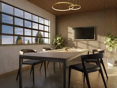 Meeting room 3D model