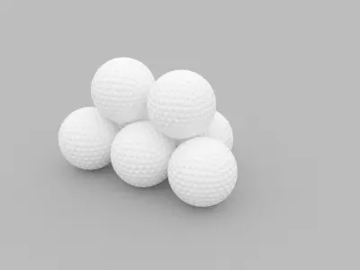 Golf Balls 3D model