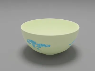 Vietnam Tableware Set 3D model