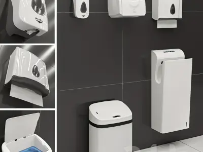 Bathroom Kit Ksitex Tenarchstudio   render ready vray  3D model