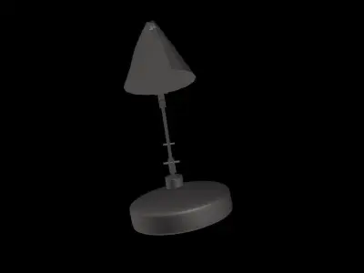 office desk light bulb 3D model