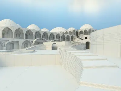 Soil Hotel Low-poly 3D model