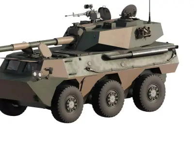 WZ-551  Chinese wheeled infantry fighting vehicle 3D model