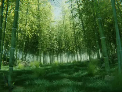 Bamboo Forest 3D model purchase