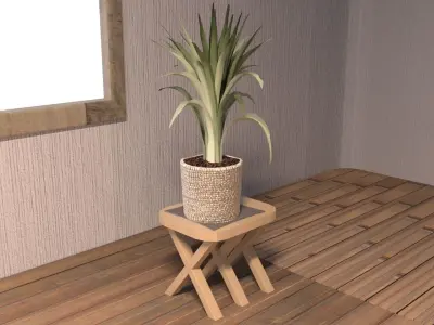 laos Video 3D Backgorund 3D model