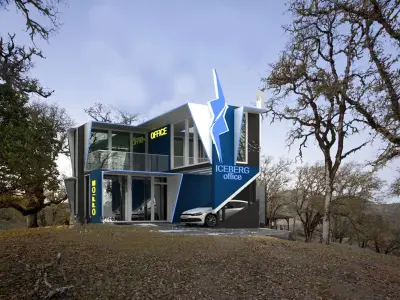 Modular office 60m2 3D model