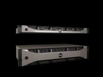 Data Server and Network Rack 3D model