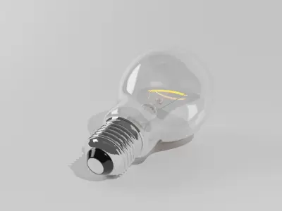 light bulb 3D model 7