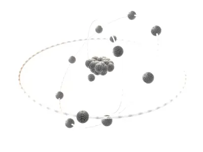 Magnesium Chemical Element v2 003 Low-poly 3D model