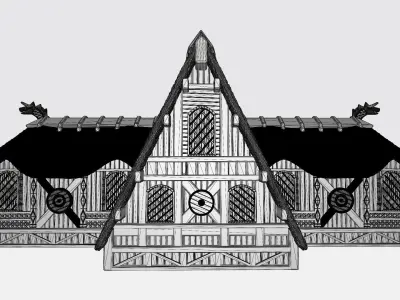 House of viking 3D print model