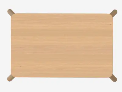 Home Office Workbench Desk with Drawer 3D model