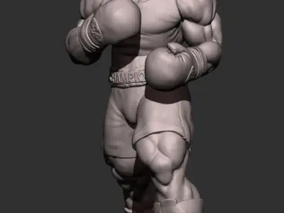 Balrog Street Fighter 3D print model