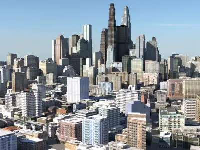 City 127 Low-poly 3D model