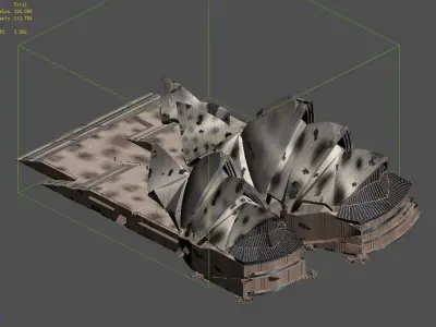Future World - Sydney Opera House 02 3D model