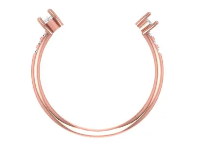 Women Light Weight Band Ring 3D print model 12