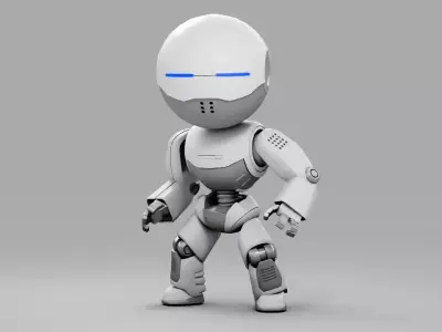 Nino Droid rigged character 3D model