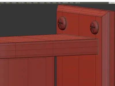 MEUDON SCONCE Low-poly 3D model