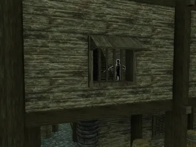 Traditional wooden house 1 3D model