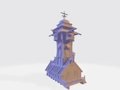 Vikings church 3D print model