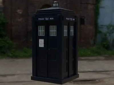 Mark 2 Metropolitan Police Box 3D model