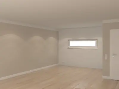 Empty Living Room Preset 3D model