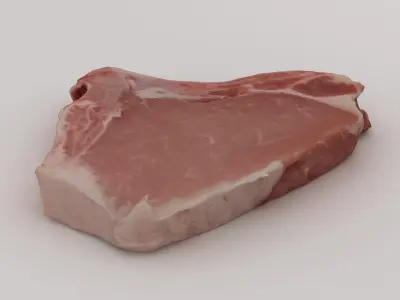 Steak pork chop 3D model