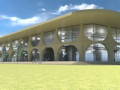 Building 10 3D model buy