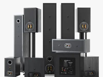 Monitor audio bronze 3D model