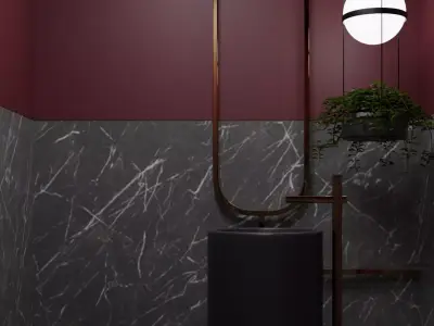 MODERN BATHROOM INTERIOR  3D model