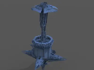 Dark Kowloon Mega City 4  3D model