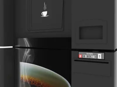 Coffee Vending Machine 3D model