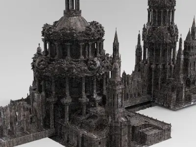 Fantasy London Bridge 2 designs 3D model