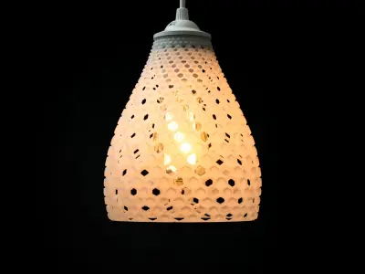 FIBONNACCI PENDANT ILLUMION 3D print model