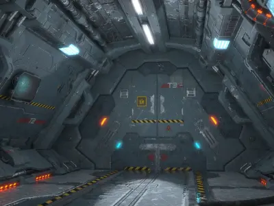  Corridor Sci Fi 