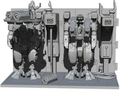 The Maintenance Bay Project Season I - Big Suits Bridge 3D print model