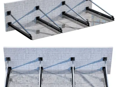 GALSS VISOR AND CANOPY A 3D Model Pack