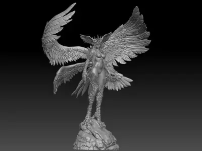 Evil God Aethara 3d print model 3D print model