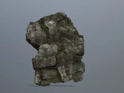 Rocks rock Low-poly 3D model purchase