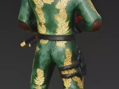 Royal Jaeger Sniper 3D Model Low-poly 3D model